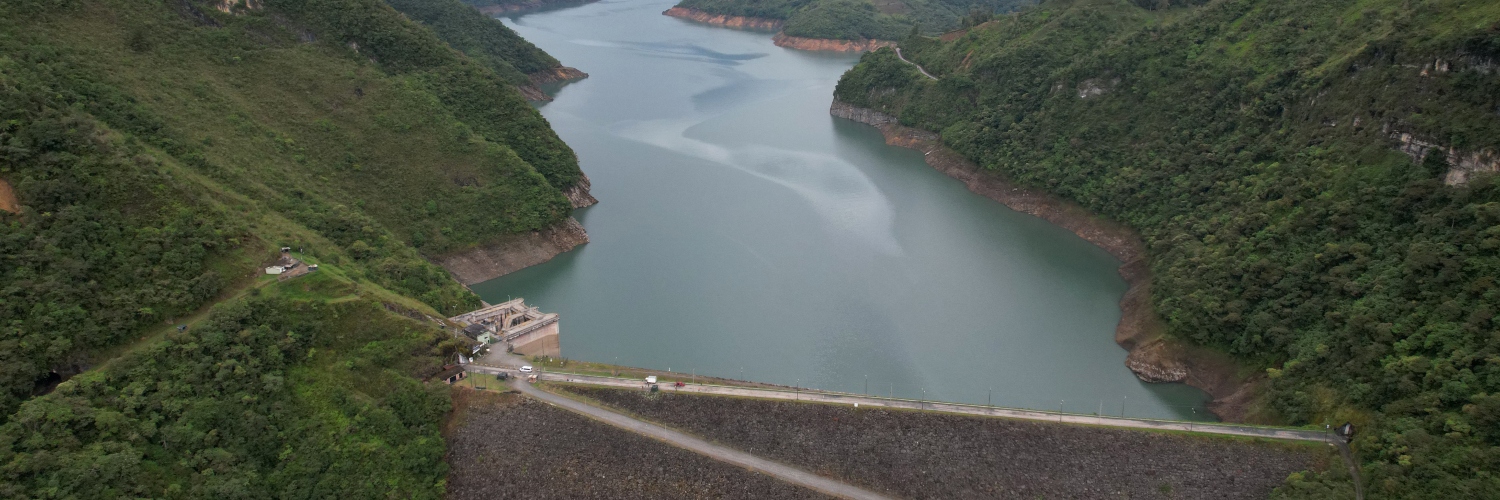 Imagen de referencia del proyecto de desarrollo sostenible embalse Guavio: construcción de bocatoma y obras conexas 
